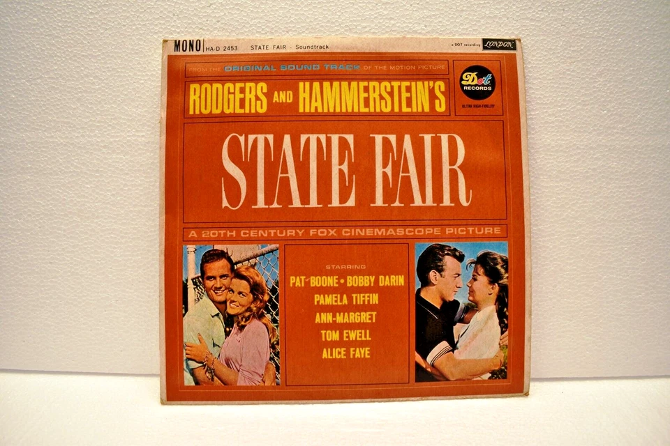 Rodgers & Hammerstein's State Fair LP Soundtrack 1962 London Records Mono Rare - Image 1 of 4