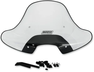 Clear ATV Windshield Quick Release w/Headlight Cutout Moose LEMA100-0018 - Picture 1 of 1