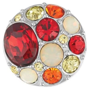 Ginger Snaps Jewelry SALE! Vintage Brooch Red Snap #SN05-73 - Foto 1 di 1