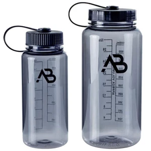 Trinkflasche Weithals Flasche transparent Outdoor Wasserflasche 0,5 oder 1 Liter - Bild 1 von 3