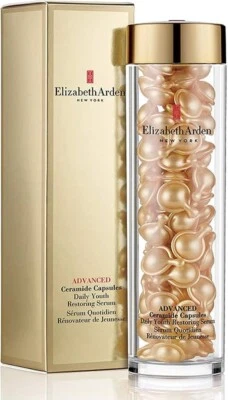 Elizabeth Arden Ceramide Capsules Daily Youth Restoring Serum 90 Capsules NIB - Image 1 of 4