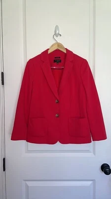 Talbots Women’s Aberdeen Two Button Blazer Red 10P - Image 1 of 4