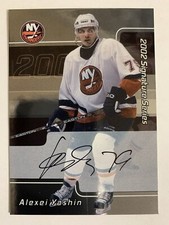 2001-02 BAP Be A Player Signature Series Autograph Alexei Yashin Auto #139