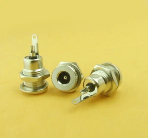 5.5X 2.1mm 5.5x2.5mm DC Female binding posts plug for Panel Power Charger - Picture 1 of 8