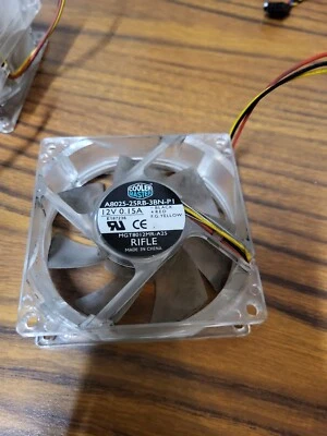 Cooler Master A8025-25RB-3BN-P1 3-Pin 3-Wire 80x80x25mm 12V 0.15A - Image 1 of 4