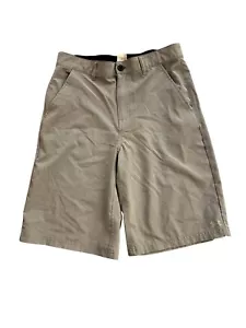 Under Armour Boys Shorts Match Play Golf Grey Heat Gear Size 20 - Picture 1 of 3