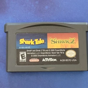 Shrek 2 e Shark Tale 2 in 1 - Sciolto - Gameboy Advance - Foto 1 di 1