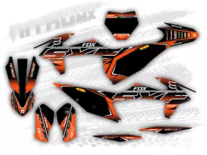 NitroMX Graphics for KTM SX SXF XC XCF 250 300 350 450 2019 2020 2021 2022 MX - Picture 1 of 2