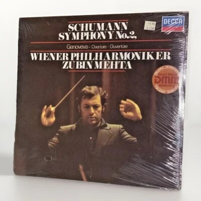 Mehta Schumann Symphony No. 2 & Genoveva Overture Vinyl | Decca MINT Sealed - Image 1 of 4