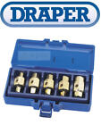 Draper 5 Pce Axle Gearbox Oil Sump Drain Key Plug Set Hex/Square 8mm-17mm 56627