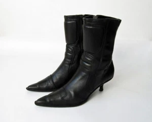 Bronx Stiefeletten schwarz leder Größe 36 - Bild 1 von 1