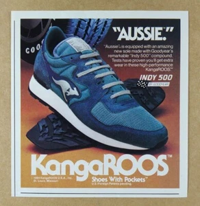 1984 KangaROOS Aussie Running Shoe vintage print Ad - Picture 1 of 1
