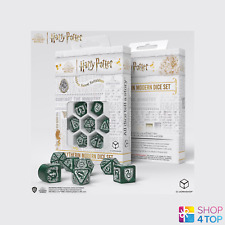 HARRY POTTER. SLYTHERIN MODERN DICE SET GREEN ROLE PLAYING GAMES Q-WORKSHOP NEW