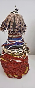 Afrikanische Fali Holzperlen Puppe - Bild 1 von 5