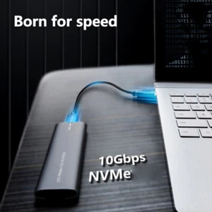 M.2 NVME NGFF Dual Protocol SSD USB Type C 10Gbps Enclosure Hard Disk HDD Box - Afbeelding 1 van 15