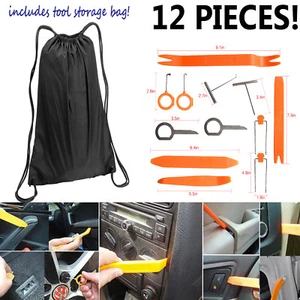 Universal Pry Removal Open Tools Kit Car Dash Door Trim Panel Clip Radio/Lights - Picture 1 of 6
