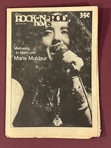 Maria Muldaur Rock-N-Roll News 1/28/1977 Sacramento Scene David LaFlamme, Tubes - Picture 1 of 8