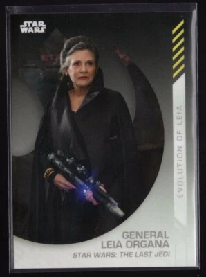 2019 Topps on Demand Women of Star Wars Evolution of #EL-8 General Leia Organa - Image 1 of 2