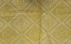 11"x 42" 100% cotton, Free Spirit, Call Hod, Yellow and White - Picture 1 of 2