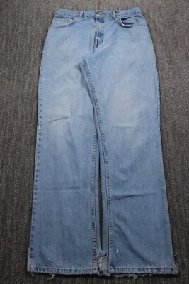 Pantalones de mezclilla Faded Glory vintage años 90 lavado crudo patinador holgados grunge para hombre 32x34 Foto 1 de 4