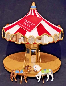 Hallmark Keepsake Ornament Carousel Display With 2 Horses -- New in Box - Picture 1 of 3
