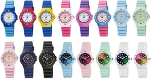 Q&Q Waterproof Women's Kids Resin Band Analog Quartz Fashion Watch - Picture 1 of 27
