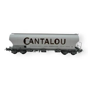 HJS6304 SNCF, wagon sucrier a 4 essieux chocolaterie cantalou échelle ho 1/87 - Foto 1 di 4