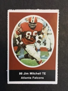 Francobolli Sunoco 1972 Jim Mitchell TE-Falcons EX/MT - Foto 1 di 2