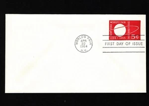 OPC 1964 NY Weltausstellung FDC 5c gestempelt Briefumschlag Sc#U546 unadressiert 43707 - Bild 1 von 1