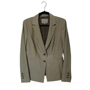 classiques entier light weight gray wool blend blazer size 12 - Picture 1 of 5