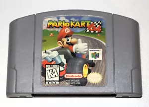 *Authentic* Nintendo 64 N64 Racing Game Mario Kart 64 NTSC-U/C US Canada - Picture 1 of 2