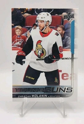 2018-19 Upper Deck Young Guns Christian Wolanin #460 Rookie RC - Image 1 of 2