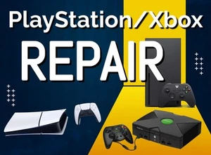 PlayStation Xbox Repair advertising poster sign 36"x24" - Picture 1 of 4