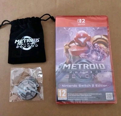 Metroid Prime 4 Beyond Nintendo Switch 2 FREE KEYCHAIN  - Image 1 of 2