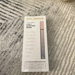 Solawave Bacchetta per la cura della pelle 4 in 1 anti-età rosa ombretto per pelli luminose e radiose - Foto 1 di 11