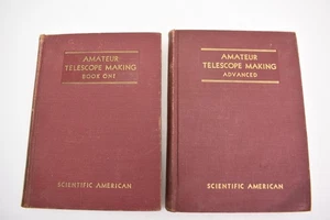 1948 Amateur Telescope Making book set Book 1 & Advanced - Imagen 1 de 8