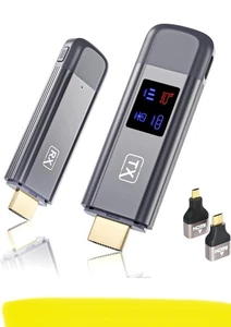 Transmisor y Receptor HDMI Inalámbrico, 4K - Extensor HDMI Inalámbrico 4K Gris N100 - Imagen 1 de 15