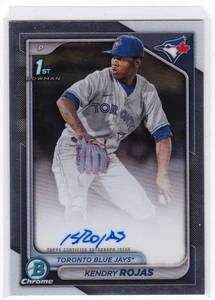 Kendry Rojas 1st Auto 2024 Bowman #CPA-KR Toronto Blue Jays - Imagen 1 de 7