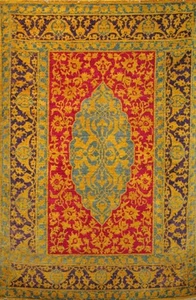 Imperial Qajar Dynasty | 9 x 6 | Home Decor | Area Rugs - Picture 1 of 7
