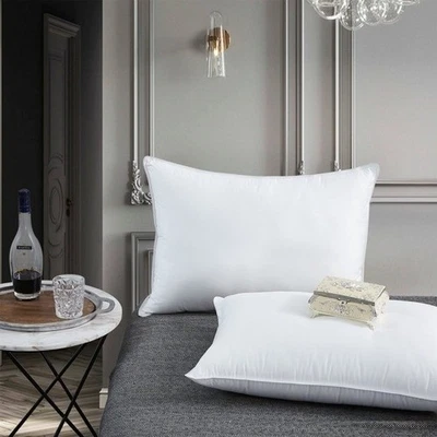King size 500 Thread count Goose Down Pillow (in Soft, Medium-Firm & Firm) - Image 1 of 4