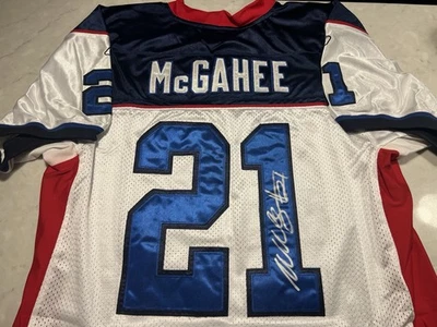 Camiseta deportiva auténtica Buffalo Bills Willis McGahee Reebok autógrafa con certificado de autenticidad Foto 1 de 4