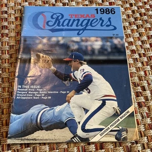 Texas Rangers Souvenir Programm 1986 - Bild 1 von 4