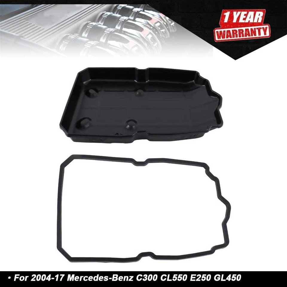 Cacerola de aceite de transmisión con junta para 04-17 Mercedes-Benz C300 CL550 E250 GL450 L4 Foto 1 de 4