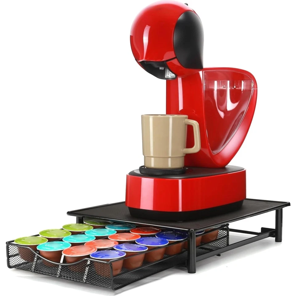 Kaffeekapselhalter Kapselspender Schublade für Dolce Gusto 24 Stück, Metall, ... - Bild 1 von 2