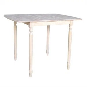 International Concepts Unfinished Square/Rectangular Counter Height Dining Table - Picture 1 of 1