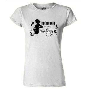 Womens Mama In The Making Pregnant Funny T Shirt Baby Birth - Picture 1 of 4