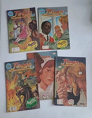 FUEGO Comics Paquines #11 #14 #57 #451 #462 en Español SEPHIA Lote de 5 VINTAGE  - Image 1 of 4