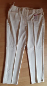 Elegante Anzugshose v. Witt  Mod. Berlin Gr. 50, creme, Dehnbund, Neu 228 - Bild 1 von 3