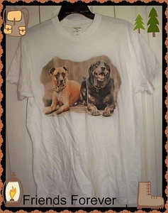 T-shirt M vintage anni 80 stampa cane donna uomo unisex divertente PALS carina hipster MADE USA - Foto 1 di 6