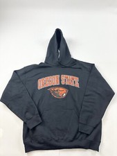 Oregon State Beavers Hoodie Sweatshirt Mens Large Black Gildan NWT